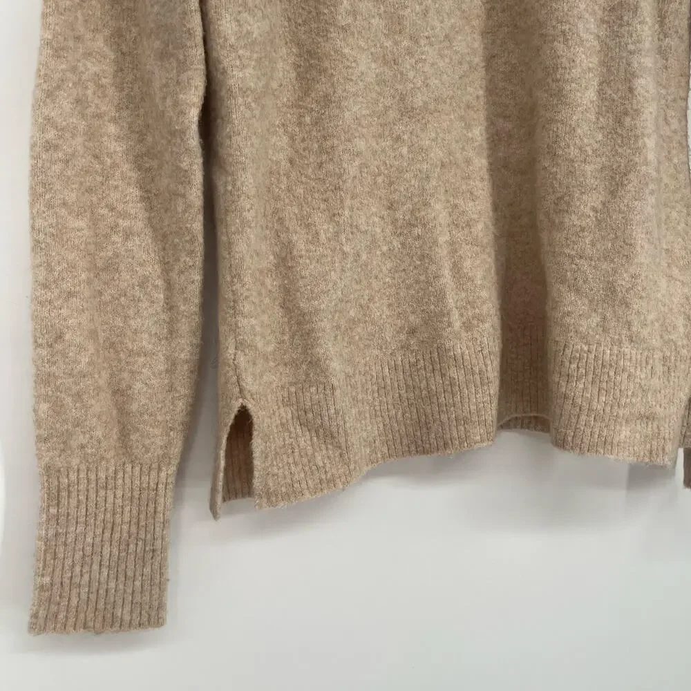 J.Crew Extra Soft Yarn Sweater XXS Beige Wool Blend Crewneck BU223